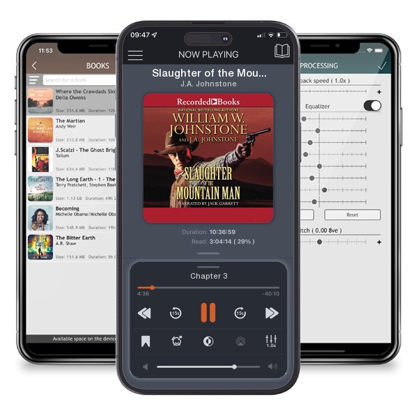 Download fo free audiobook Slaughter of the Mountain Man by J.A. Johnstone and listen anywhere on your iOS devices in the ListenBook app.