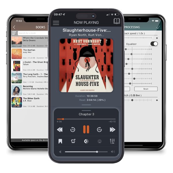 Download fo free audiobook Slaughterhouse-Five: The Graphic Novel by Ryan North, Kurt Vonnegut, et al. and listen anywhere on your iOS devices in the ListenBook app.