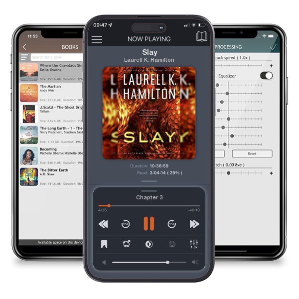Download fo free audiobook Slay by Laurell K. Hamilton and listen anywhere on your iOS devices in the ListenBook app.