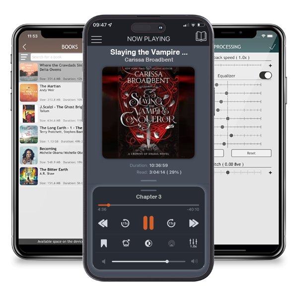 Download fo free audiobook Slaying the Vampire Conqueror by Carissa Broadbent and listen anywhere on your iOS devices in the ListenBook app.