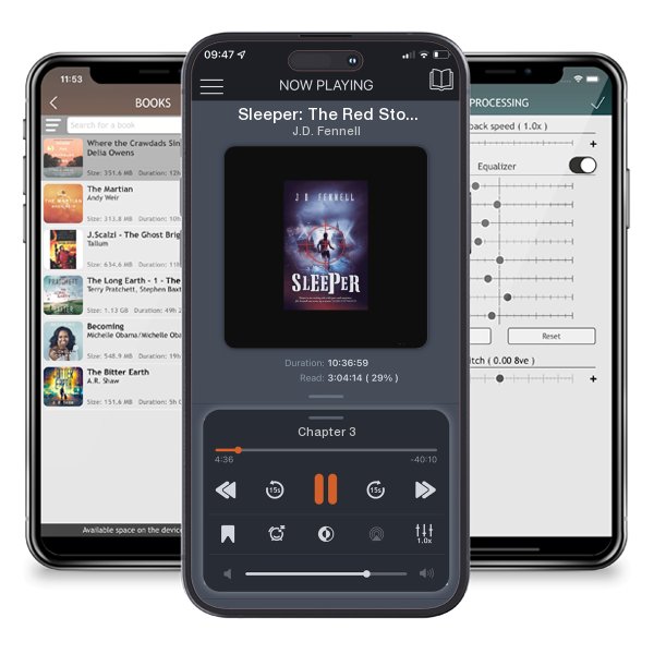 Download fo free audiobook Sleeper: The Red Storm by J.D. Fennell and listen anywhere on your iOS devices in the ListenBook app.