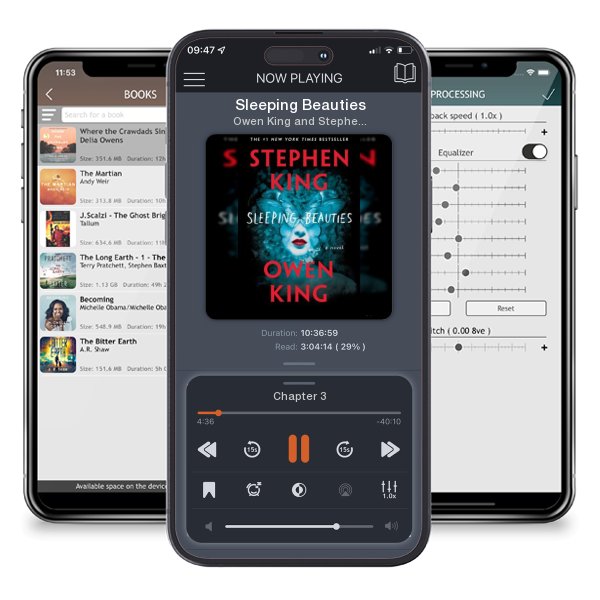 Download fo free audiobook Sleeping Beauties by Owen King and Stephen King and listen anywhere on your iOS devices in the ListenBook app.