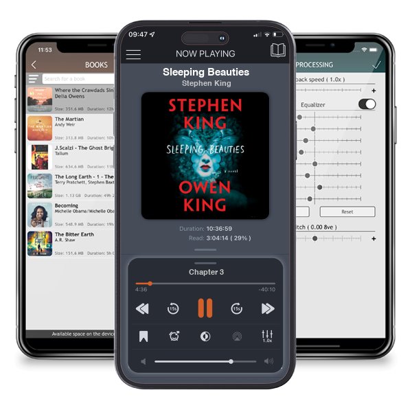 Download fo free audiobook Sleeping Beauties by Stephen King and listen anywhere on your iOS devices in the ListenBook app.