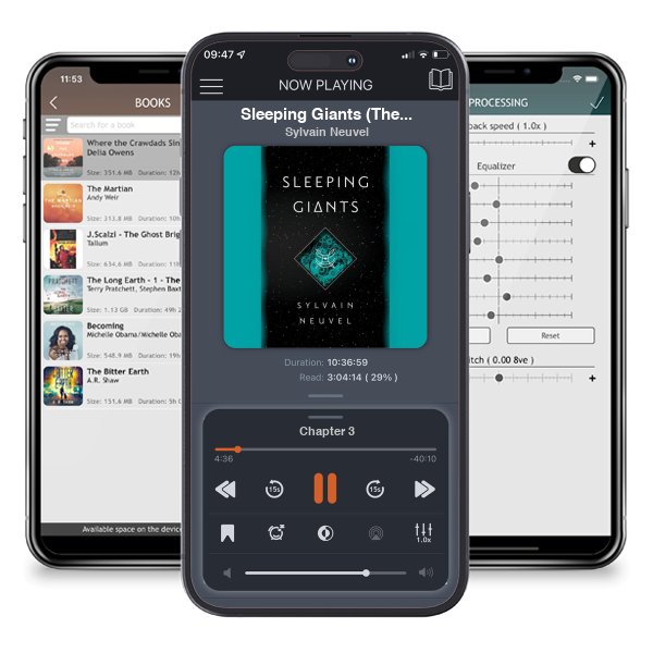 Download fo free audiobook Sleeping Giants (Themis Files, #1) by Sylvain Neuvel and listen anywhere on your iOS devices in the ListenBook app.