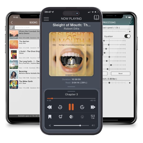 Download fo free audiobook Sleight of Mouth: The Magic of Conversational Belief Change by Robert Dilts and listen anywhere on your iOS devices in the ListenBook app.