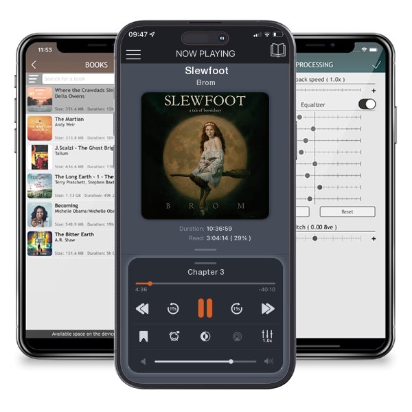 Download fo free audiobook Slewfoot by Brom and listen anywhere on your iOS devices in the ListenBook app.