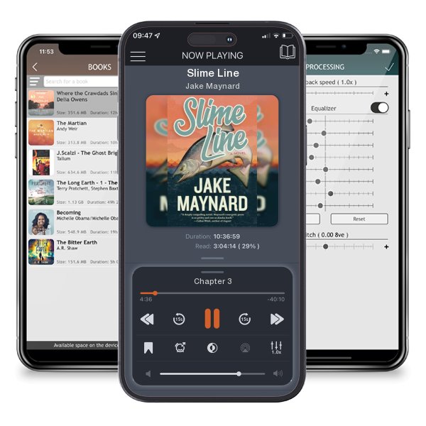 Download fo free audiobook Slime Line by Jake Maynard and listen anywhere on your iOS devices in the ListenBook app.
