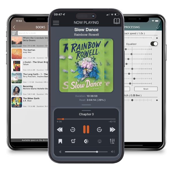 Download fo free audiobook Slow Dance by Rainbow Rowell and listen anywhere on your iOS devices in the ListenBook app.