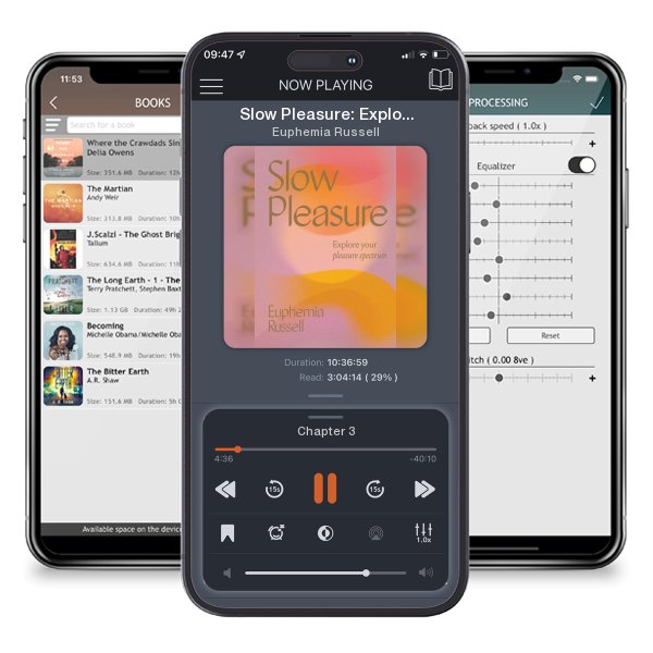 Download fo free audiobook Slow Pleasure: Explore Your Pleasure Spectrum by Euphemia Russell and listen anywhere on your iOS devices in the ListenBook app.