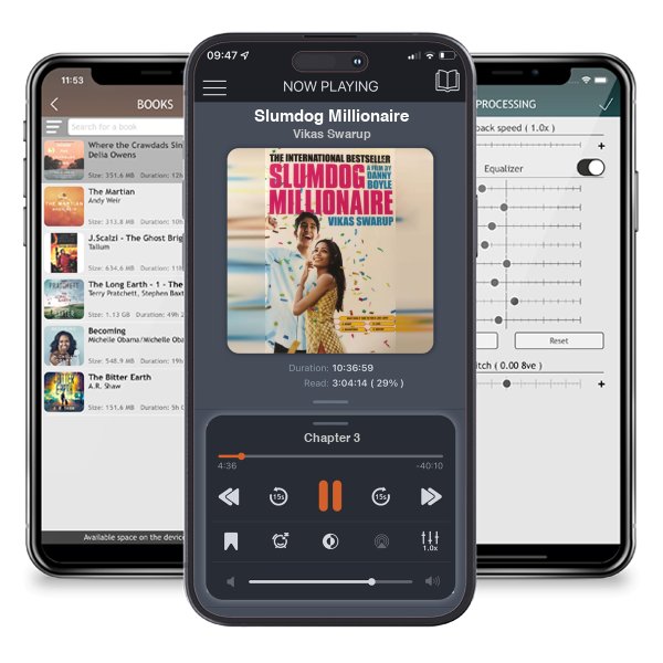 Download fo free audiobook Slumdog Millionaire by Vikas Swarup and listen anywhere on your iOS devices in the ListenBook app.