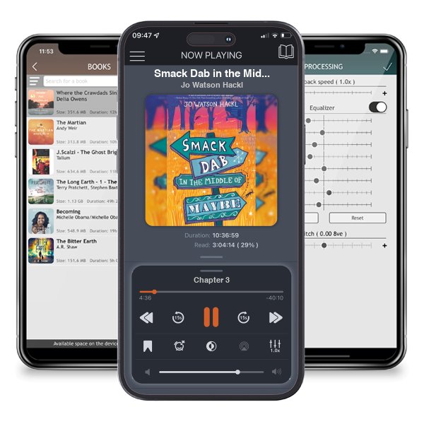 Download fo free audiobook Smack Dab in the Middle of Maybe by Jo Watson Hackl and listen anywhere on your iOS devices in the ListenBook app.