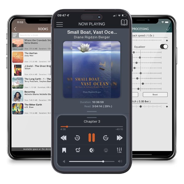 Download fo free audiobook Small Boat, Vast Ocean: My Years in Solitary Buddhist Retreat by Diane Rigdzin Berger and listen anywhere on your iOS devices in the ListenBook app.