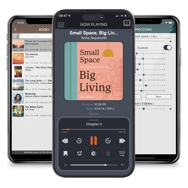 Download fo free audiobook Small Space, Big Living: Interior design to make every inch count by Sofie Hepworth and listen anywhere on your iOS devices in the ListenBook app.