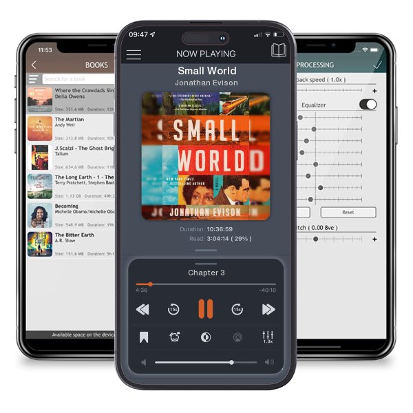 Download fo free audiobook Small World by Jonathan Evison and listen anywhere on your iOS devices in the ListenBook app.