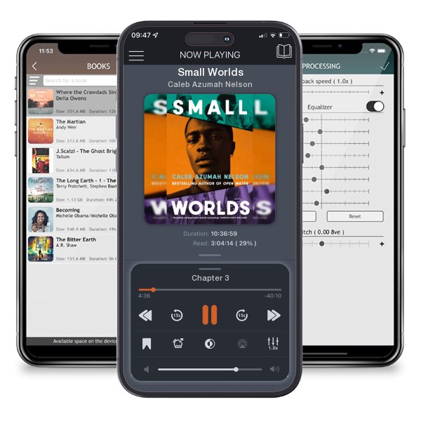 Download fo free audiobook Small Worlds by Caleb Azumah Nelson and listen anywhere on your iOS devices in the ListenBook app.