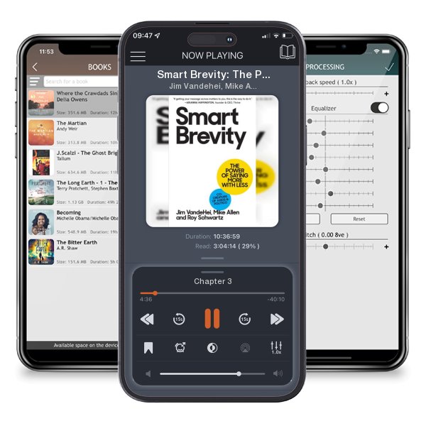 Download fo free audiobook Smart Brevity: The Power of Saying More with Less by Jim Vandehei, Mike Allen, et al. and listen anywhere on your iOS devices in the ListenBook app.