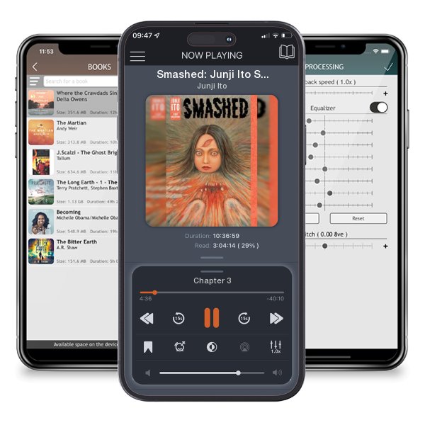 Download fo free audiobook Smashed: Junji Ito Story Collection by Junji Ito and listen anywhere on your iOS devices in the ListenBook app.