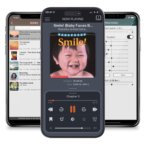 Download fo free audiobook Smile! (Baby Faces Board Book): Smile! Volume 2 by Roberta Grobel Intrater and listen anywhere on your iOS devices in the ListenBook app.