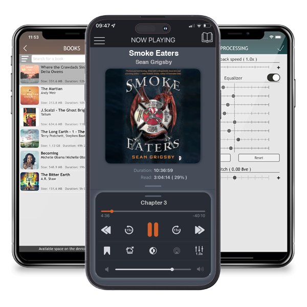 Download fo free audiobook Smoke Eaters by Sean Grigsby and listen anywhere on your iOS devices in the ListenBook app.