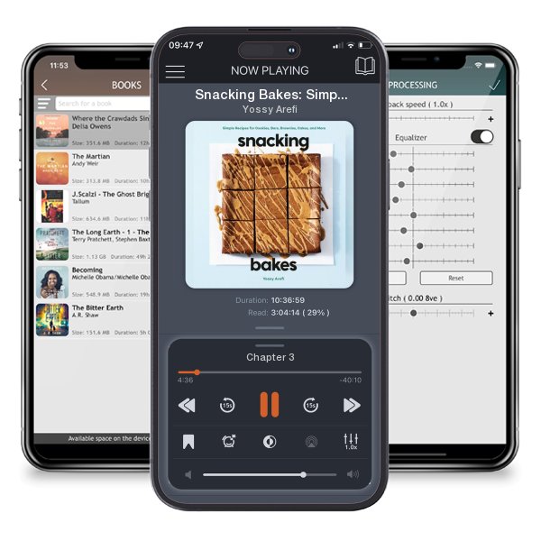 Download fo free audiobook Snacking Bakes: Simple Recipes for Cookies, Bars, Brownies,... by Yossy Arefi and listen anywhere on your iOS devices in the ListenBook app.