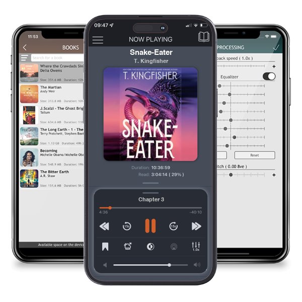 Download fo free audiobook Snake-Eater by T. Kingfisher and listen anywhere on your iOS devices in the ListenBook app.