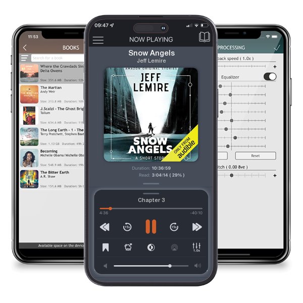 Download fo free audiobook Snow Angels by Jeff Lemire and listen anywhere on your iOS devices in the ListenBook app.