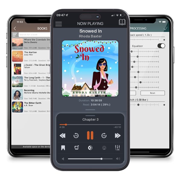 Download fo free audiobook Snowed In by Rhoda Baxter and listen anywhere on your iOS devices in the ListenBook app.
