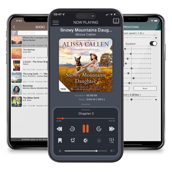 Download fo free audiobook Snowy Mountains Daughter by Alissa Callen and listen anywhere on your iOS devices in the ListenBook app.