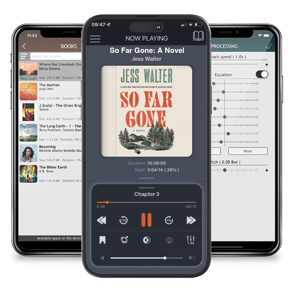 Download fo free audiobook So Far Gone: A Novel by Jess Walter and listen anywhere on your iOS devices in the ListenBook app.