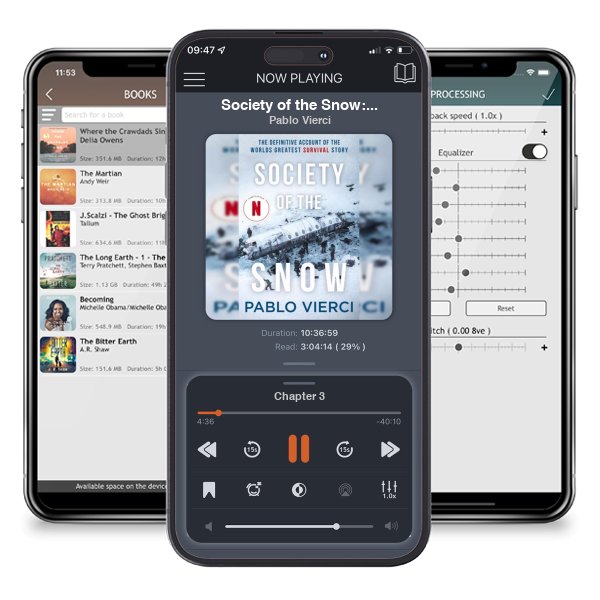 Download fo free audiobook Society of the Snow: The Definitive Account of the World’s Greatest Survival Story by Pablo Vierci and listen anywhere on your iOS devices in the ListenBook app.