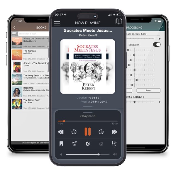 Download fo free audiobook Socrates Meets Jesus: History's Greatest Questioner Confronts the Claims of Christ by Peter Kreeft and listen anywhere on your iOS devices in the ListenBook app.