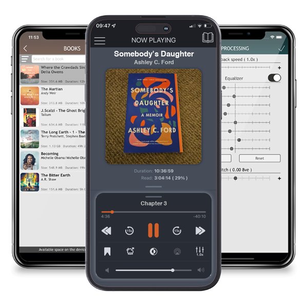 Download fo free audiobook Somebody's Daughter by Ashley C. Ford and listen anywhere on your iOS devices in the ListenBook app.