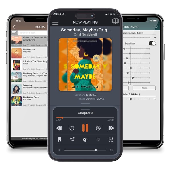 Download fo free audiobook Someday, Maybe (Original) by Onyi Nwabineli and listen anywhere on your iOS devices in the ListenBook app.