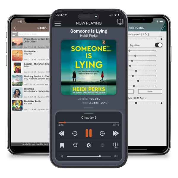 Download fo free audiobook Someone is Lying by Heidi Perks and listen anywhere on your iOS devices in the ListenBook app.