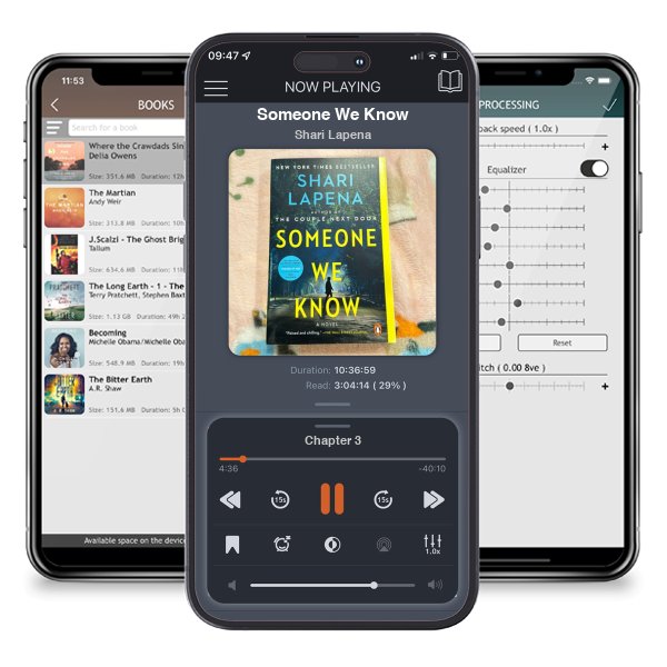 Download fo free audiobook Someone We Know by Shari Lapena and listen anywhere on your iOS devices in the ListenBook app.