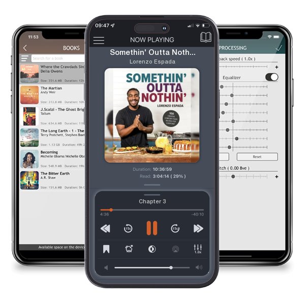 Download fo free audiobook Somethin' Outta Nothin': 100 Creative Comfort Food Recipes... by Lorenzo Espada and listen anywhere on your iOS devices in the ListenBook app.