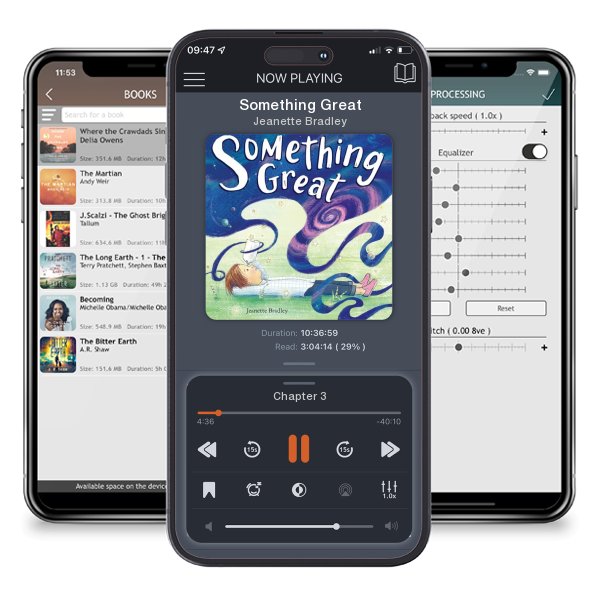 Download fo free audiobook Something Great by Jeanette Bradley and listen anywhere on your iOS devices in the ListenBook app.