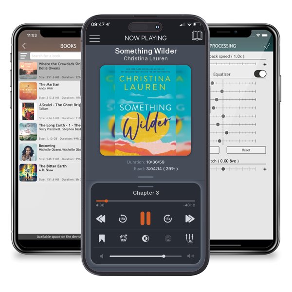 Download fo free audiobook Something Wilder by Christina Lauren and listen anywhere on your iOS devices in the ListenBook app.