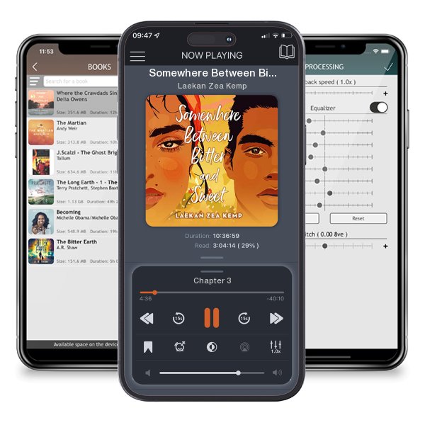 Download fo free audiobook Somewhere Between Bitter and Sweet by Laekan Zea Kemp and listen anywhere on your iOS devices in the ListenBook app.