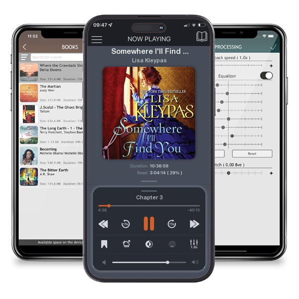 Download fo free audiobook Somewhere I'll Find You by Lisa Kleypas and listen anywhere on your iOS devices in the ListenBook app.