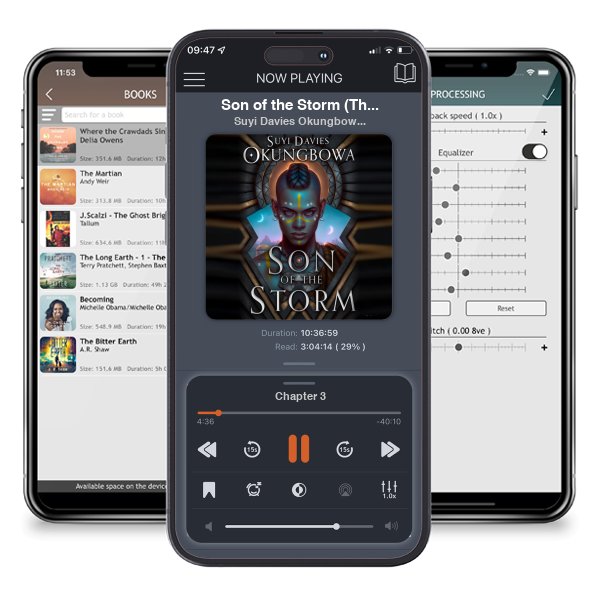 Download fo free audiobook Son of the Storm (The Nameless Republic, #1) by Suyi Davies Okungbowa and listen anywhere on your iOS devices in the ListenBook app.