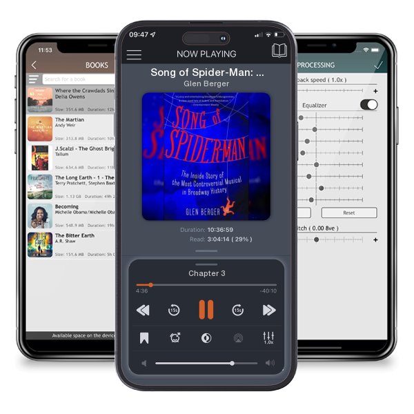 Download fo free audiobook Song of Spider-Man: The Inside Story of the Most Controversial Musical in Broadway History by Glen Berger and listen anywhere on your iOS devices in the ListenBook app.