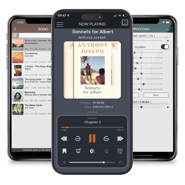 Download fo free audiobook Sonnets for Albert by Anthony Joseph and listen anywhere on your iOS devices in the ListenBook app.