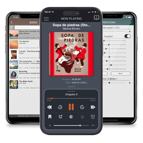 Descargar audiolibro gratis Sopa de piedras (Stone Soup) by Marcia Brown y escuchar en cualquier lugar en sus dispositivos iOS en la aplicación ListenBook.