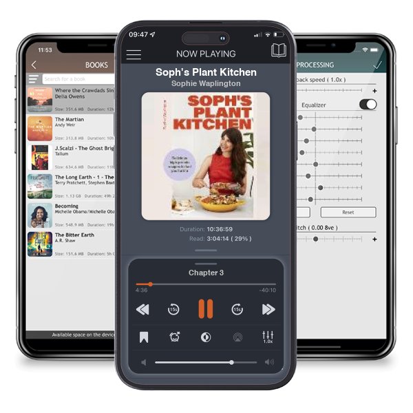 Download fo free audiobook Soph's Plant Kitchen by Sophie Waplington and listen anywhere on your iOS devices in the ListenBook app.