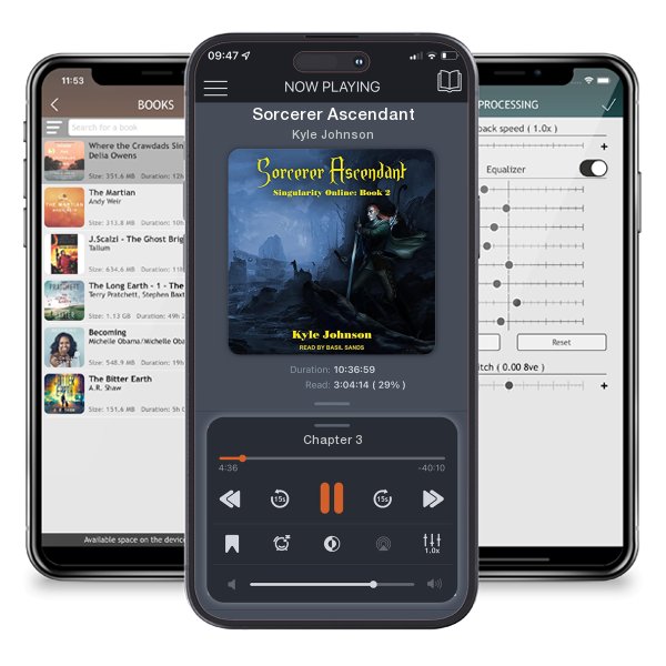 Download fo free audiobook Sorcerer Ascendant by Kyle Johnson and listen anywhere on your iOS devices in the ListenBook app.