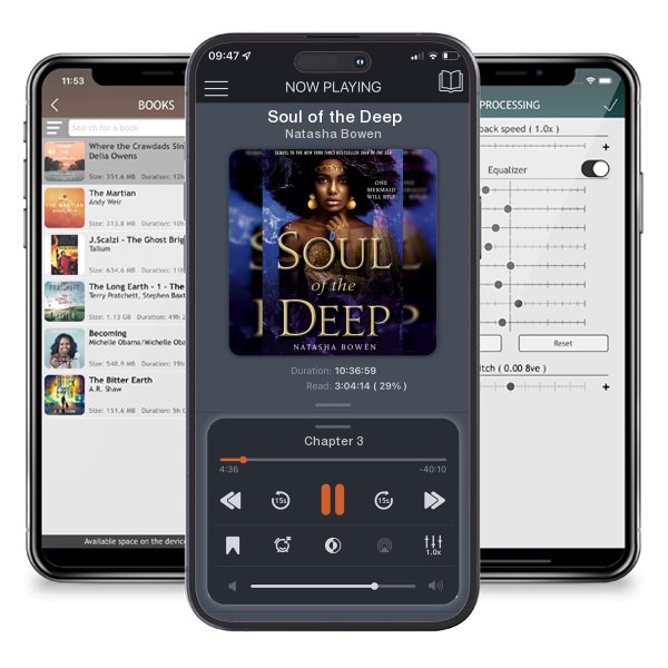 Download fo free audiobook Soul of the Deep by Natasha Bowen and listen anywhere on your iOS devices in the ListenBook app.