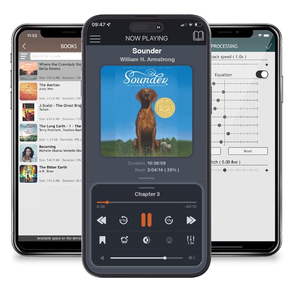 Download fo free audiobook Sounder by William H. Armstrong and listen anywhere on your iOS devices in the ListenBook app.