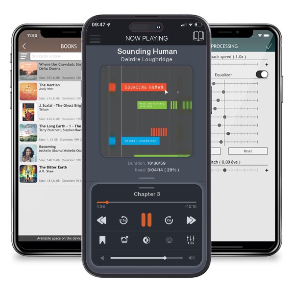 Download fo free audiobook Sounding Human by Deirdre Loughridge and listen anywhere on your iOS devices in the ListenBook app.