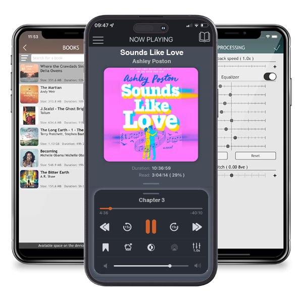 Download fo free audiobook Sounds Like Love by Ashley Poston and listen anywhere on your iOS devices in the ListenBook app.